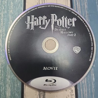 Harry Potter and the Deathly Hallows Part 2 (2011, Blu-ray Disk) Movie DISC Only - Image 1 of 4