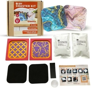 Kit de posavasadas de cerámica. Diversión para toda la familia. Completo para hacer 2 4x4 - Imagen 1 de 5