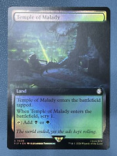 Temple of Malady (Extended Art) Foil Fallout MTG PIP