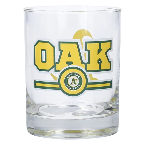 Oakland Athletics Letterman 14oz. Rocks Glass Cover