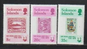 SOLOMON ISLANDS STAMPS 1979 DEATH ANNIV SIR ROWLAND HILL MNH - MISC24-335 - Picture 1 of 1
