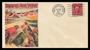 1909 Indianapolis Motor Speedway Race Featured on Collector Envelope *1426 - Picture 1 of 1