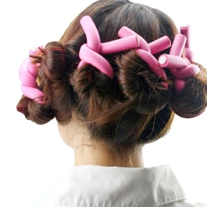 24x Soft Bendy Rollers Foam Hair Curlers Twist Salon Quality Curls Waves Styling - Picture 1 of 3