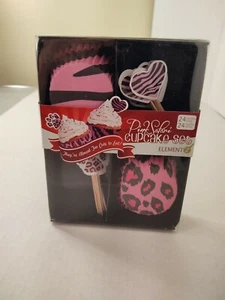 24 rosa Panther Cupcake Muffin Verpackungen & 24 Picks Party Dekoration - Bild 1 von 6