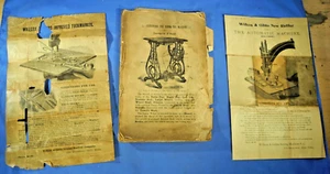 Antique Wilcox & Gibbs Instruction Manual & Info (Free & Fast Shipping! - Picture 1 of 12