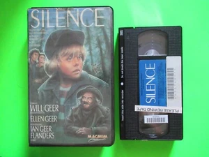 SILENCE 1985 VHS TAPE RARE CLAM SHELL CASE MAGNUM IAN GEEER FLANDERS WILL ELLEN - Picture 1 of 3