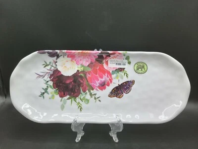Michel Design Works Melamine Tray Sweet Floral Melody Pattern - Image 1 of 2
