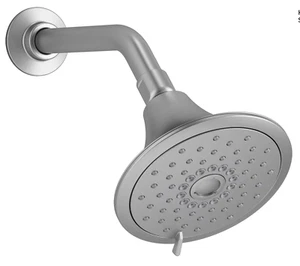 NEW Kohler 22169-G Forte Multi-Function 3 function Shower Head - Brushed Chrome - Picture 1 of 4