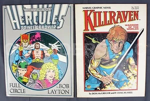 Marvel Graphic Novel Killraven Warrior World & Hercules Prince Power Full Circle - Imagen 1 de 1