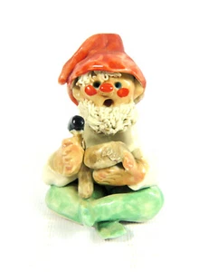 Vintage Abbey Craft Ireland Timoleague Handmade 'Shoemaker' Gnome/Elf Figurine - Picture 1 of 9