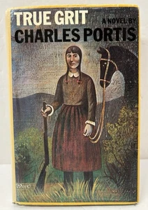 1968 True Grit by Charles Portis 1st Edition Third Print HC Book w/ Dust Jacket - Picture 1 of 9