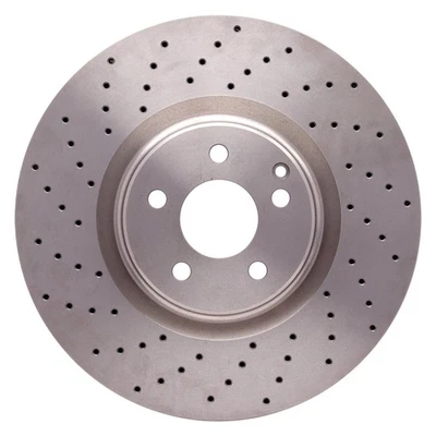 For Mercedes-Benz C63 AMG 08-21 DFC 620-63091 Premium Drilled Front Brake Rotor Foto 1 de 4