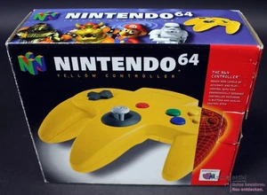 Nintendo N64 Controller Gamepad in Gelb, gebraucht OVP - Bild 1 von 4