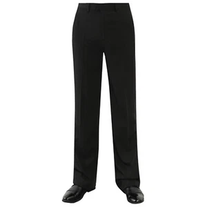 Pantalones largos rectos rectos de mezclilla para hombre Pantalones de salón Jazz Baile latino - Imagen 1 de 2
