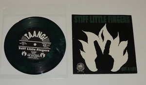 STIFF LITTLE FINGERS get a life / harp / tin+ 7" GREEN VINYL RECORD PUNK 1996 - Imagen 1 de 2