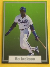 Bo Jackson Kansas City Royals Sports Stars Super Stars Elite Sample ODDBALL 