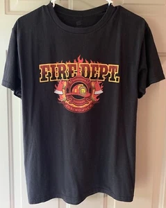 Eskimo Joe's Fire Dept Black Small Tshirt Fire Station Local Heroes Stillwater - Picture 1 of 3