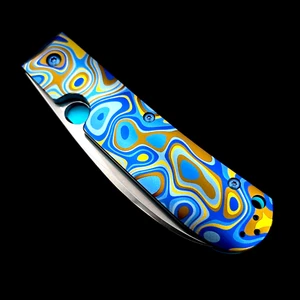 Spyderco C249TIP Swayback ~ Marcin Slysz P.E. Knife CTS-XHP Steel FloEvo Pattern - Picture 1 of 12