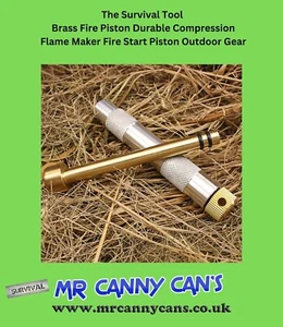 3 X The Survival Tool: Brass Fire Piston - Picture 1 of 6