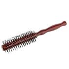 Wooden Handle Hairdressing Hair Comb Curling Rolled Brush Styling Hairbrush M