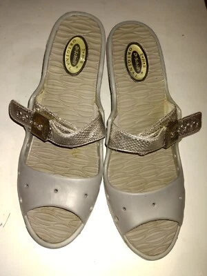 Sandalias dr scholls 9 The Original Asana Hebilla Tacones Gris 24675901 Foto 1 de 4