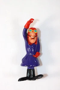 Statuina vintage Dick Dastardly Villain 3,5" alta Artoy PVC gare stravaganti - Foto 1 di 3