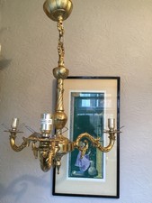 Vintage Rococo Style Ornate Gold Chandelier Ceiling Light-2 available #5800