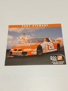 Vintage 1999 Tony Stewart Nascar Postcard/Handout - Picture 1 of 2