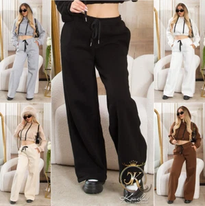Koucla Damen Hose High Waist Loungewear Schlag Jogger Hose Milax-Fashion - Bild 1 von 41