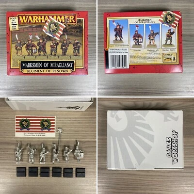 MARKSMEN OF MIRAGLIANO REGIMENT OF RENOWN DOGS OF WAR WARHAMMER FANTASY BATTLE - Image 1 of 4