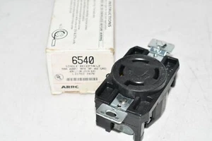 NEW Arrow Hart 6540 NEMA L17-30 R Locking Flush Receptacle 30A 600V 3-Phase 3P 4 - Picture 1 of 5