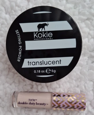 Tarte Shape Tape Concealer 12N Fair Neutral & Kokie Setting Powder Travel size - Image 1 of 4