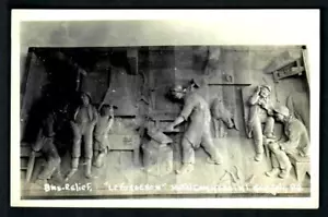 #785z P.Q. RPPC EKC Bas Relief Le Forgeron, Hotel Commercial Mt. Joli Unused - Picture 1 of 2