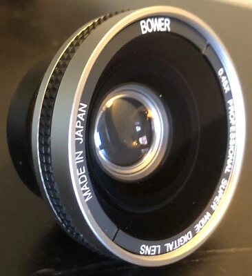 Bower Titanium 0.45X Super Wide Lens Pro Digital w/ Macro Focus Made in Japan - Image 1 of 4