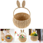 Woven Flower Basket Home Organizing Baskets For Storage Fruit Decor Flowers