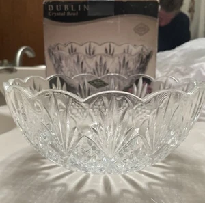 Godinger Shannon Crystal Dublin Bowl 8.5"  - NIB  - Picture 1 of 9