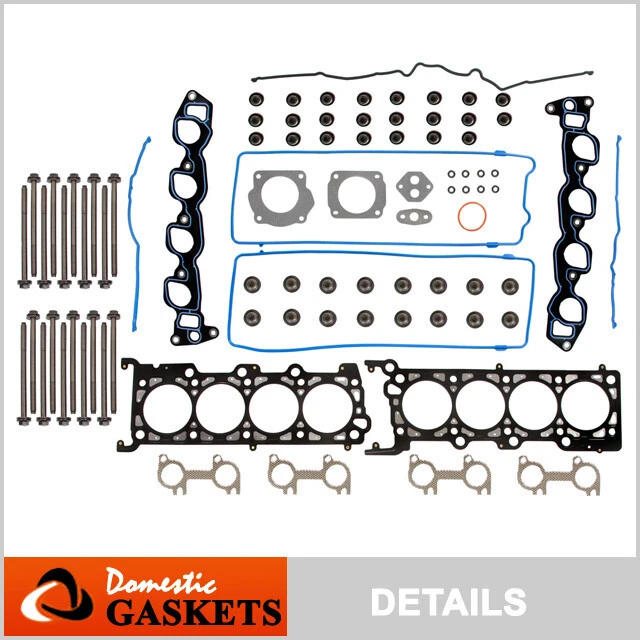 Fits 91-95 Ford Lincoln Town Car Mercury 4.6L SOHC Head Gasket Head Bolts Set - Image 1 of 4