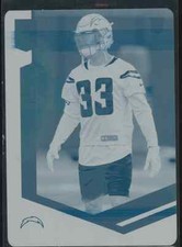 Derwin James 2018 Donruss Elite Cyan Printing Plate RC 1/1