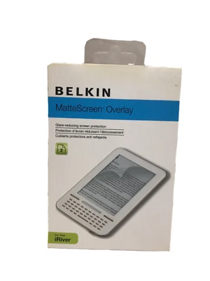 Belkin F8N660TT Two Anti-Glare Screen Protector for Google eReader - New - Image 1 of 4