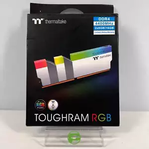 New Thermaltake TOUGHRAM RGB 16GB (2x8GB) RAM DDR4 4400MHz Desktop Gaming Ram - Picture 1 of 5