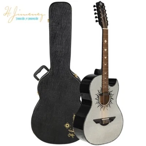H. Jimenez LBQ1GXE-MD Moon Dust Bajo Quinto Acoustic Guitar With Hard Case - Picture 1 of 5
