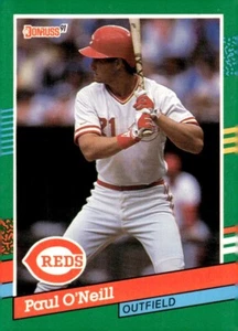 1991 Donruss #583 Paul O'Neill - Cincinnati Reds - Picture 1 of 2