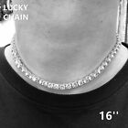 7''-24''''6Mm 14K White Gold Finish Bling Out Tennis Chain Necklace Or Bracelet