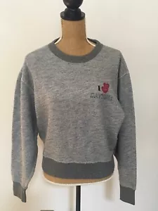 Rag & Bone I Love Daytona Sweater Sweatshirt Gray, Size Medium, NWT retail 225! - Picture 1 of 9
