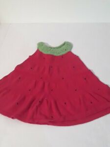 gymboree 18-24 months Baby Girl Strawberry Blouse Dress Top Cotton