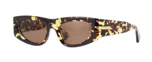 Bottega Veneta BV1144S Light Spotted Havana/Brown (002) Sunglasses - Picture 1 of 4