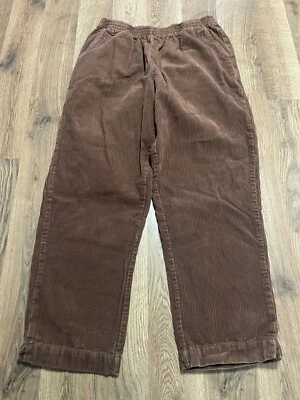 Pantalones Blair, Para Mujer Talla Mediana Pequeña, Marrón, Pull On, Pierna Recta, Pana Foto 1 de 4