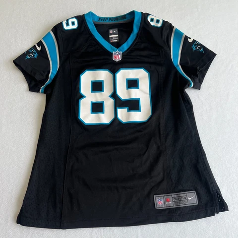 Nike On Field Carolina Panthers #89 Steve Smith Women’s Medium Football Jersey Cover
