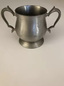 VINTAGE Pewter Stainless Steel 3" Decorative Cup  - Picture 1 of 5