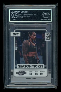 2022 Chronicles UFC Contenders Optic Amanda Nunes 359 Season Ticket AC 9.5 - Picture 1 of 2